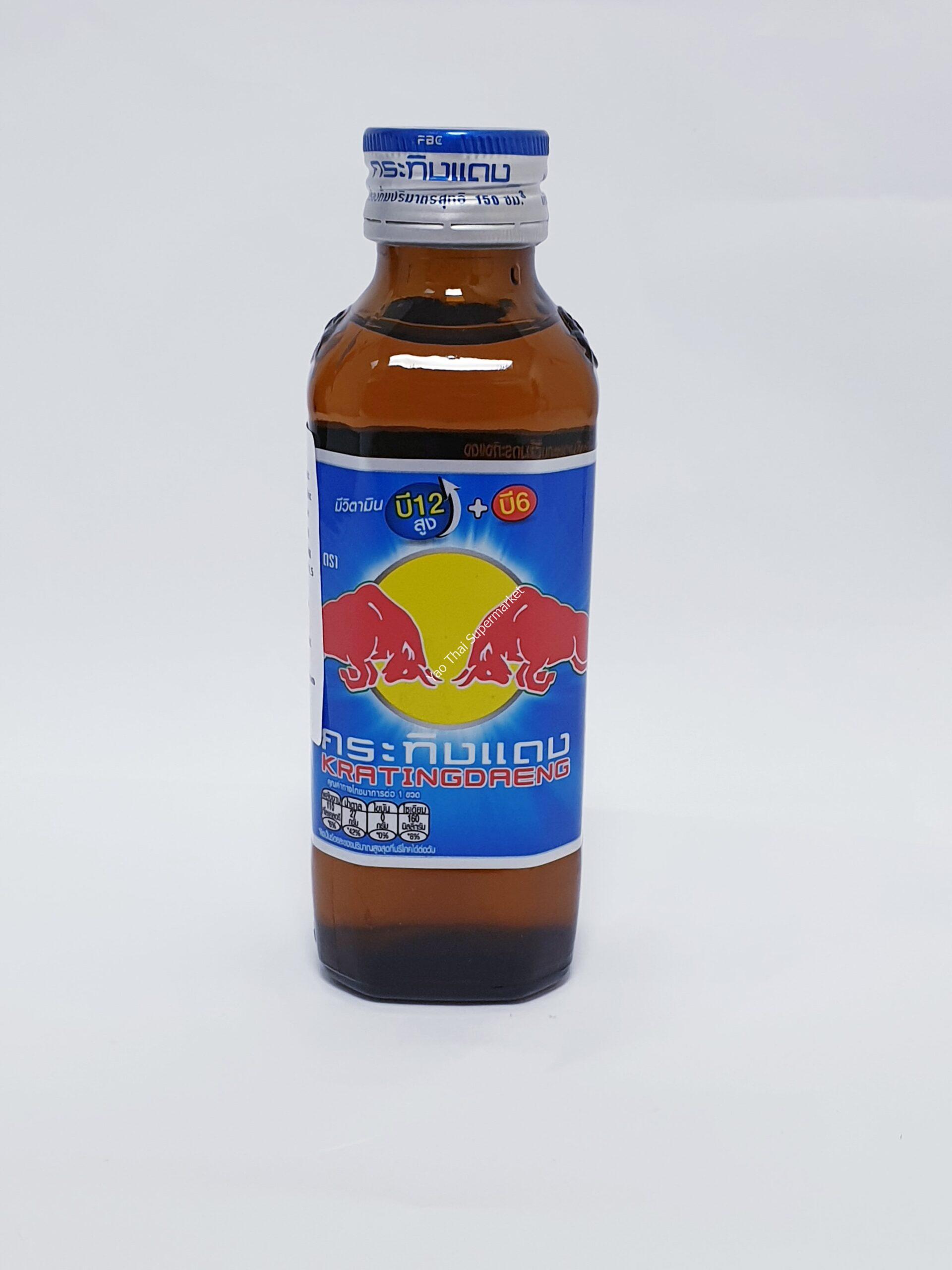 Thai Red Bull (Kratingdaeng) Energy Drink 150ml Yao Thai Supermarket Thai Red Bull (Kratingdaeng) Energy Drink 150ml Yao Thai Supermarket