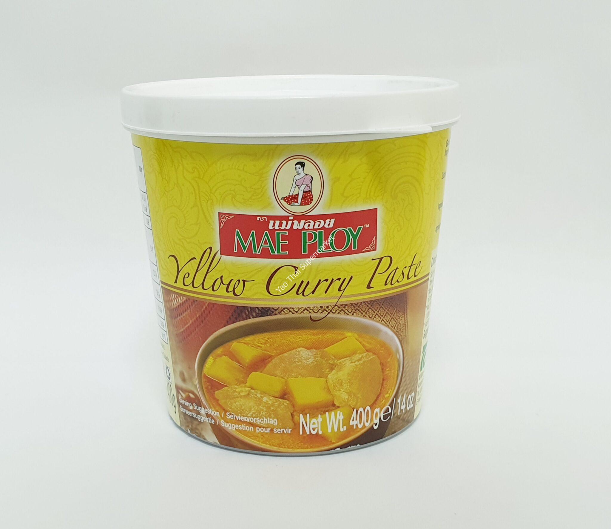 Mae Ploy Yellow Curry Paste 400g. - Yao Thai Supermarket